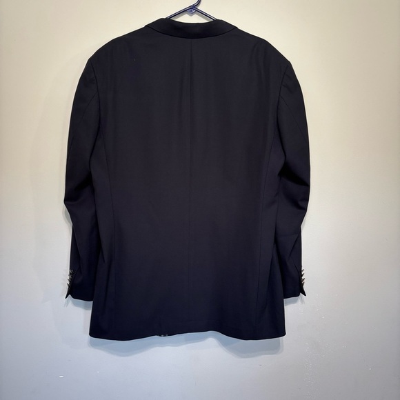Hugo Boss Black Lined Virgin Wool
4-Button Blazer Jacket Men's 46L - Picture 5 of 9